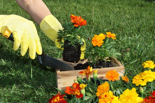 Charitable reuse of surplus landscaping materials
